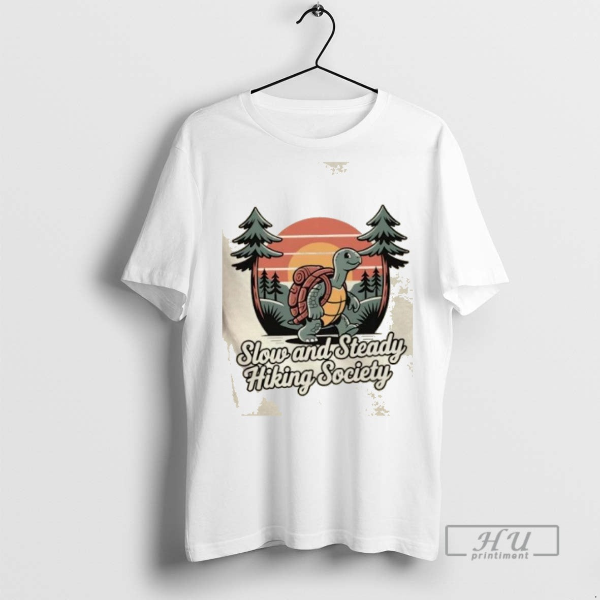 Limited Edition Tortoise Slow And Steady Hiking - Adult & Kids T-Shirts, Sweatshirts & Hoodies apparel design preview 1
