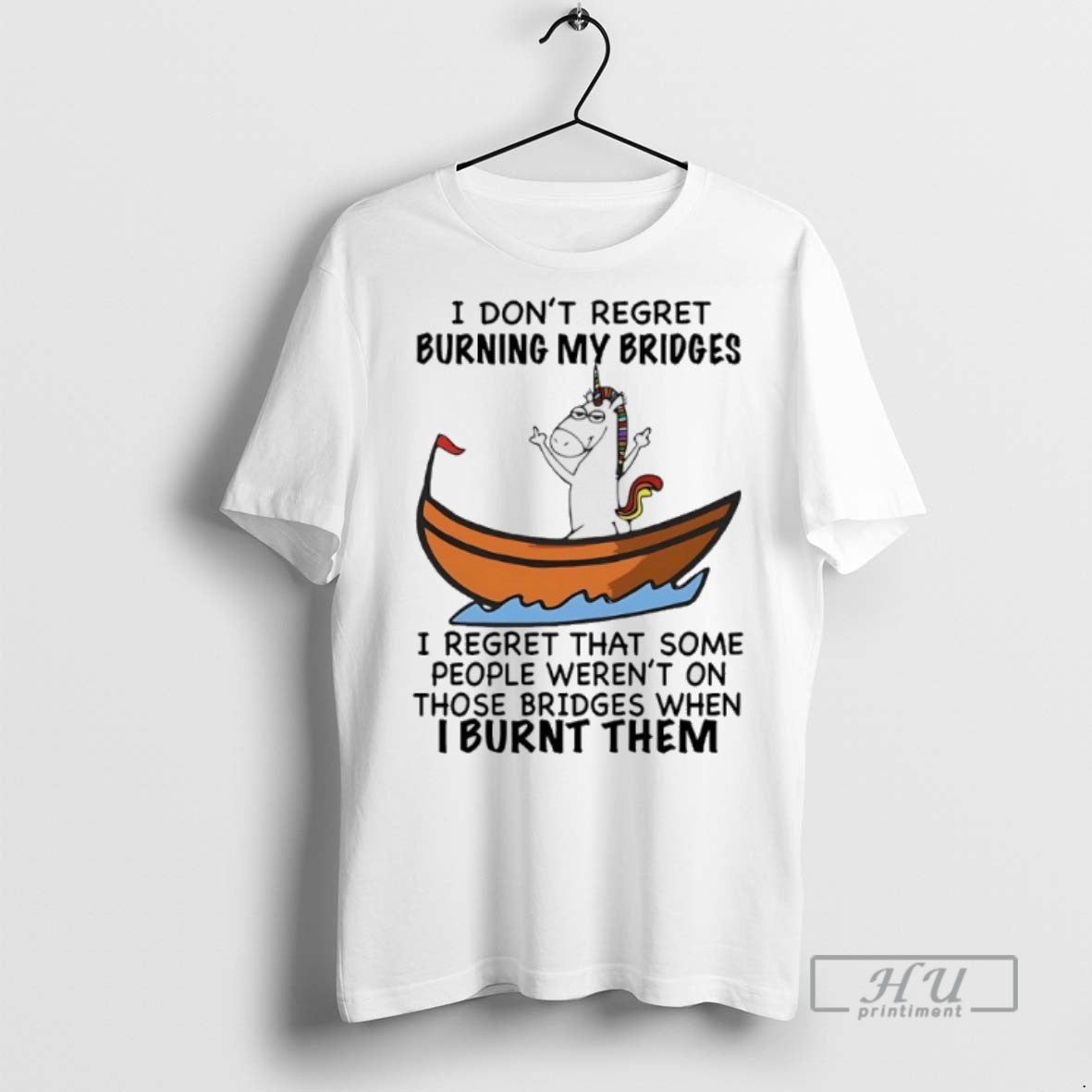 Limited Edition Unicorn I Dont Regret Burning My - Adult & Kids T-Shirts, Sweatshirts & Hoodies apparel design preview 1
