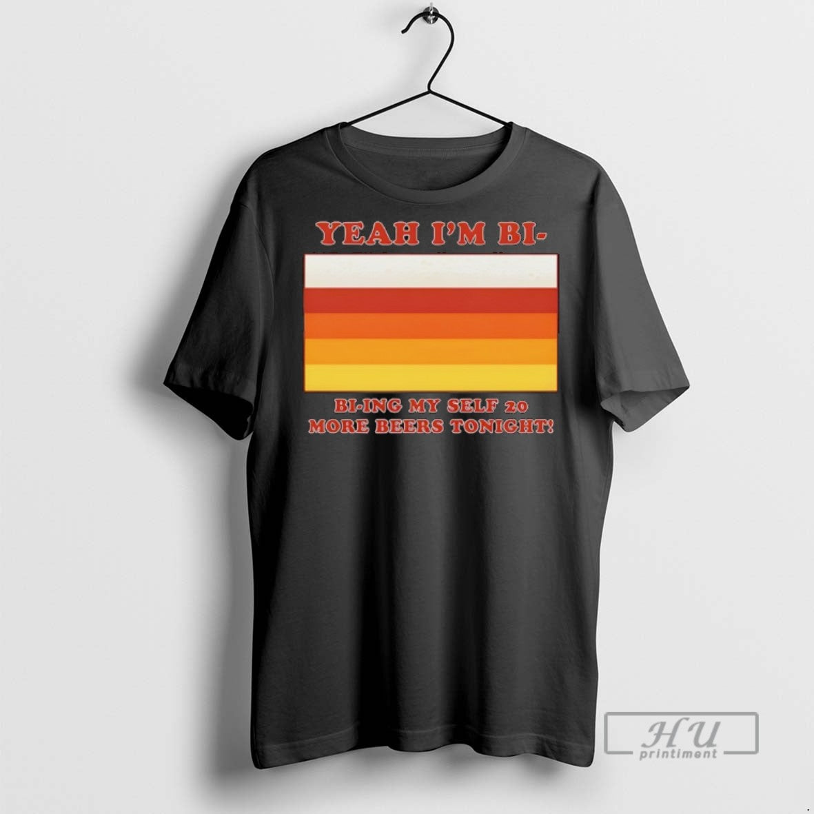 Limited Edition Yeah Im Bi Ying Myself 20 More Beers - Adult & Kids T-Shirts, Sweatshirts & Hoodies apparel design preview 1