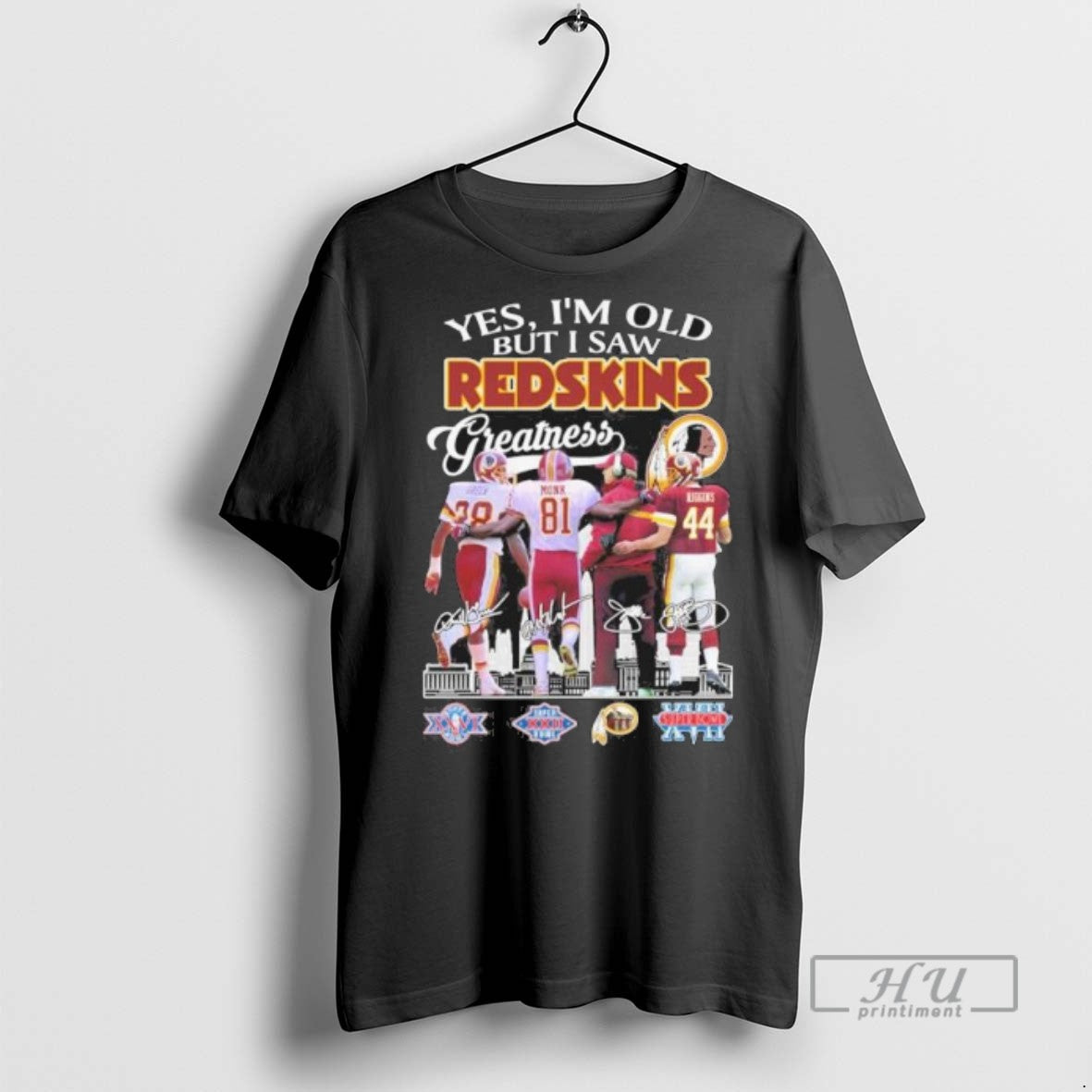 Limited Edition Yes Im Old But I Saw Redskins Legends - Adult & Kids T-Shirts, Sweatshirts & Hoodies apparel design preview 1
