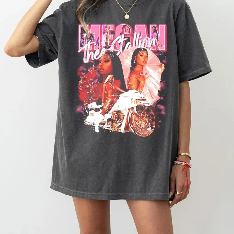 Limited Megan Thee Stallion - Adult & Kids T-Shirts, Sweatshirts & Hoodies apparel design preview 1