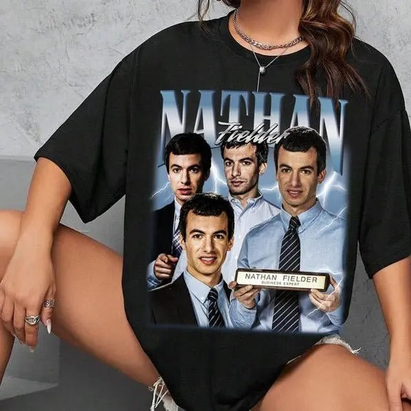 Limited Nathan Fielder Vintage Man Top Womenswear - Adult & Kids T-Shirts, Sweatshirts & Hoodies apparel design preview 1