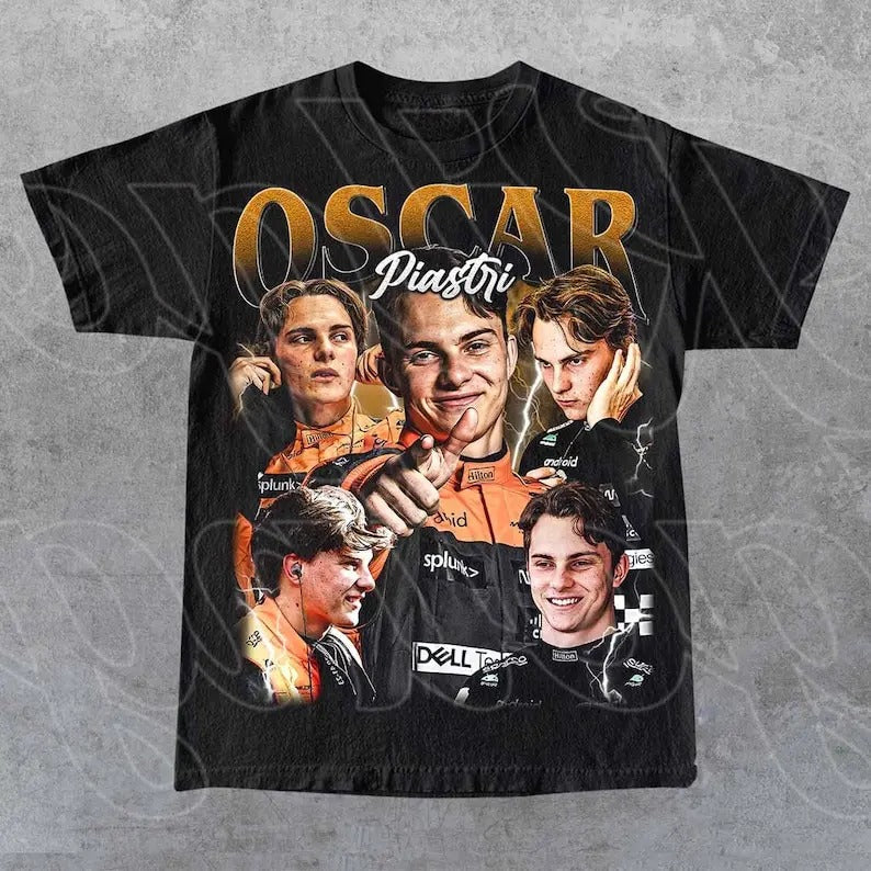 Limited Oscar Piastri Vintage - Adult & Kids T-Shirts, Sweatshirts & Hoodies apparel design preview 1