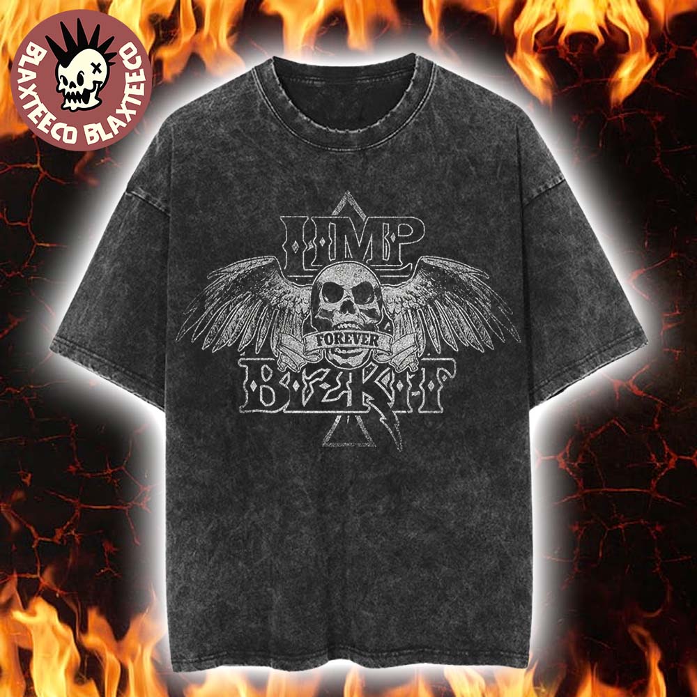 Limp Bizkit 2026 Tour Merch Forever Skull Spade - Adult & Kids T-Shirts, Sweatshirts & Hoodies apparel design preview 1