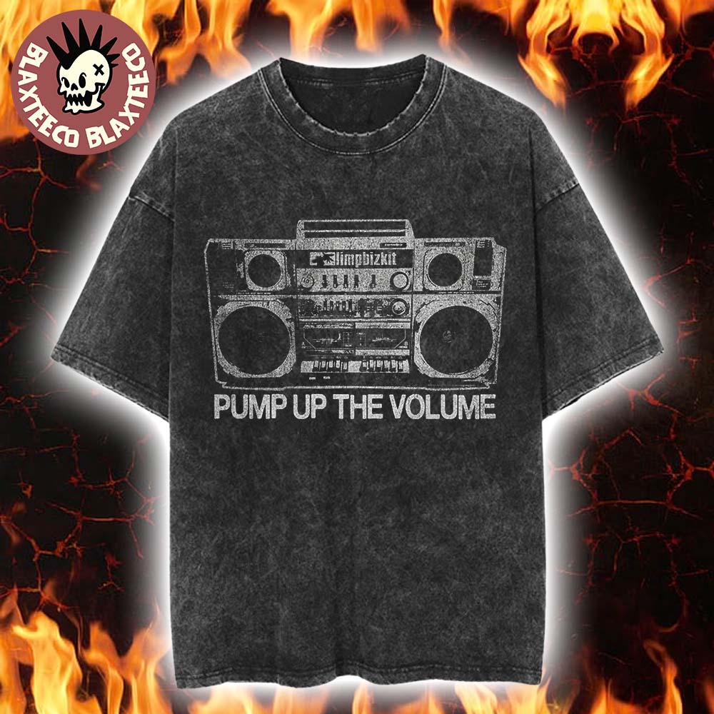 Limp Bizkit 2026 Tour Merch Pump Up The Volume - Adult & Kids T-Shirts, Sweatshirts & Hoodies apparel design preview 1