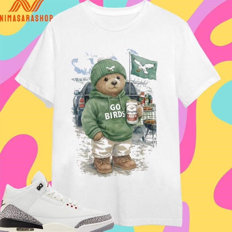 Linc The Tailgating Bear - Adult & Kids T-Shirts, Sweatshirts & Hoodies apparel design preview 1