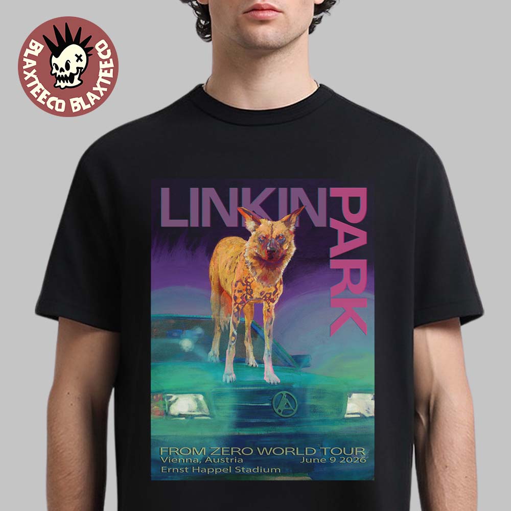 Linkin Park From Zero 2026 Tour Vienna Austria Poster - Adult & Kids T-Shirts, Sweatshirts & Hoodies apparel design preview 1