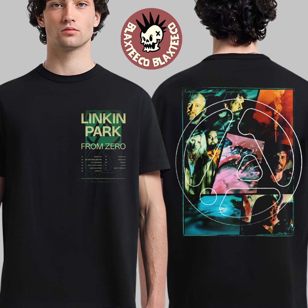 Linkin Park From Zero Photo Collage - Adult & Kids T-Shirts, Sweatshirts & Hoodies apparel design preview 1