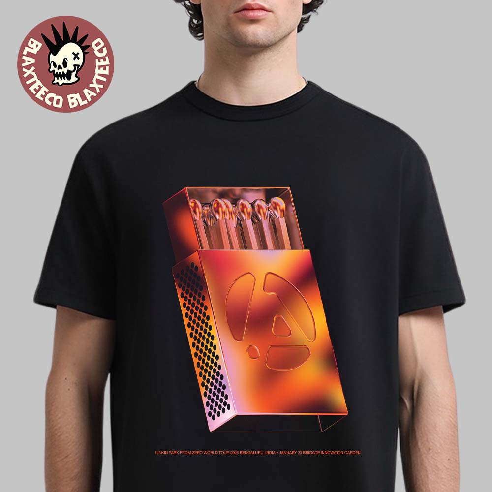 Linkin Park From Zero World Tour 2026 Bengaluru India - Adult & Kids T-Shirts, Sweatshirts & Hoodies apparel design preview 1