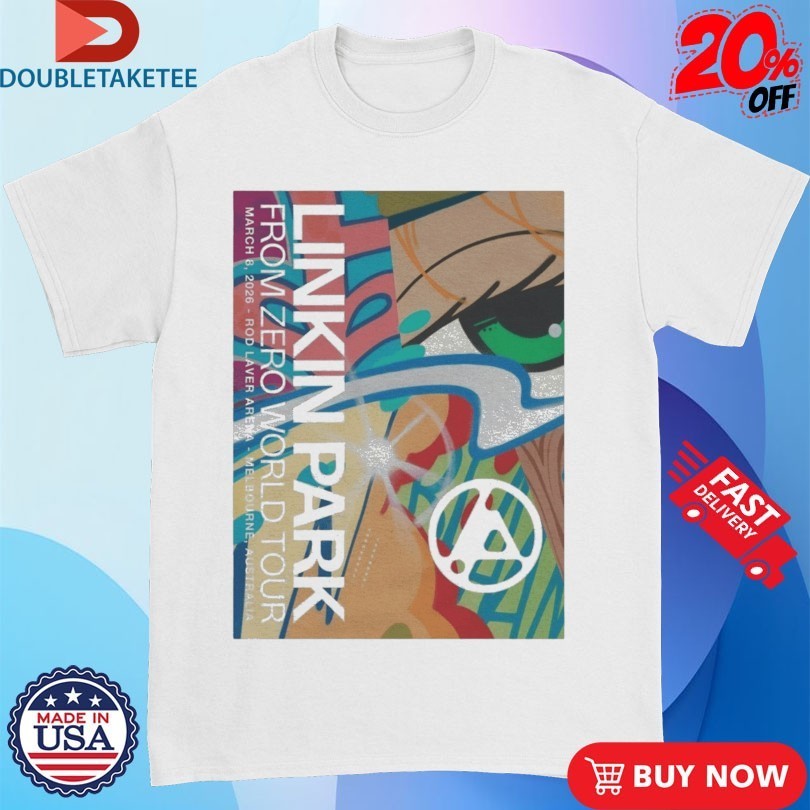 Linkin Park From Zero World Tour 2026 Melbourne - Adult & Kids T-Shirts, Sweatshirts & Hoodies apparel design preview 1