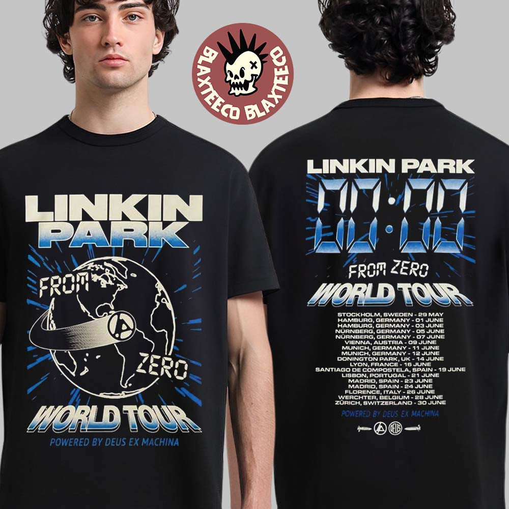 Linkin Park From Zero World Tour X Deus Ex Machina - Adult & Kids T-Shirts, Sweatshirts & Hoodies apparel design preview 1