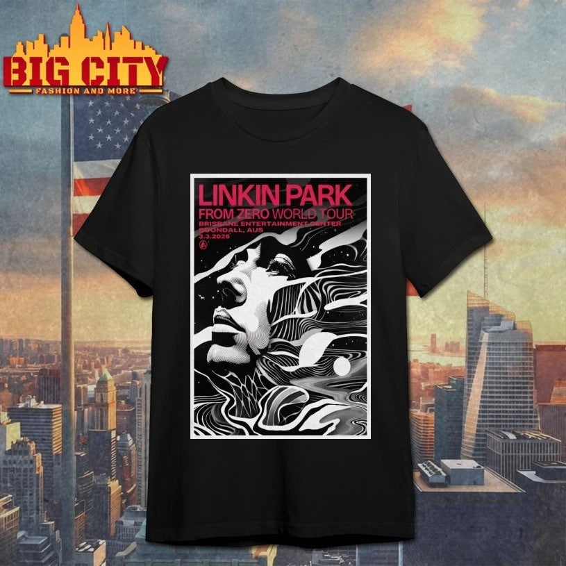 Linkin Park From Zero World Tour at Brisbane - Adult & Kids T-Shirts, Sweatshirts & Hoodies apparel design preview 1