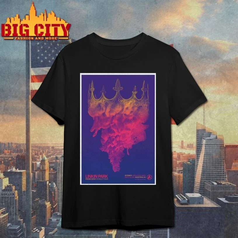 Linkin Park From Zero World Tour at Qudos Bank Arena - Adult & Kids T-Shirts, Sweatshirts & Hoodies apparel design preview 1