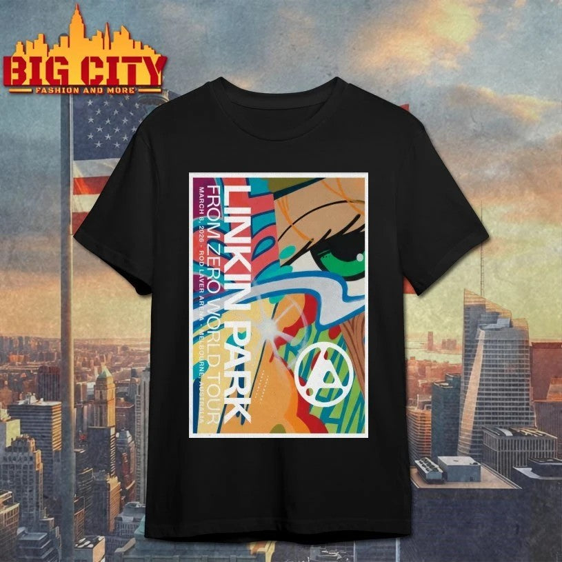 Linkin Park From Zero World Tour at Rod Laver Arena - Adult & Kids T-Shirts, Sweatshirts & Hoodies apparel design preview 1