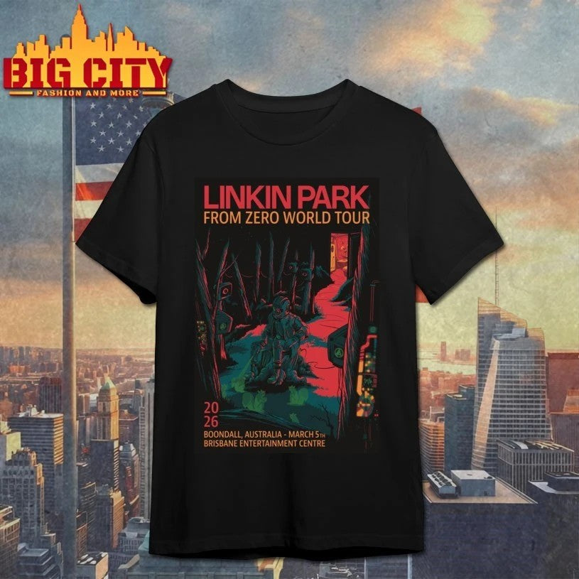 Linkin Park Mar 5 2026 Boondal Australia Poster - Adult & Kids T-Shirts, Sweatshirts & Hoodies apparel design preview 1