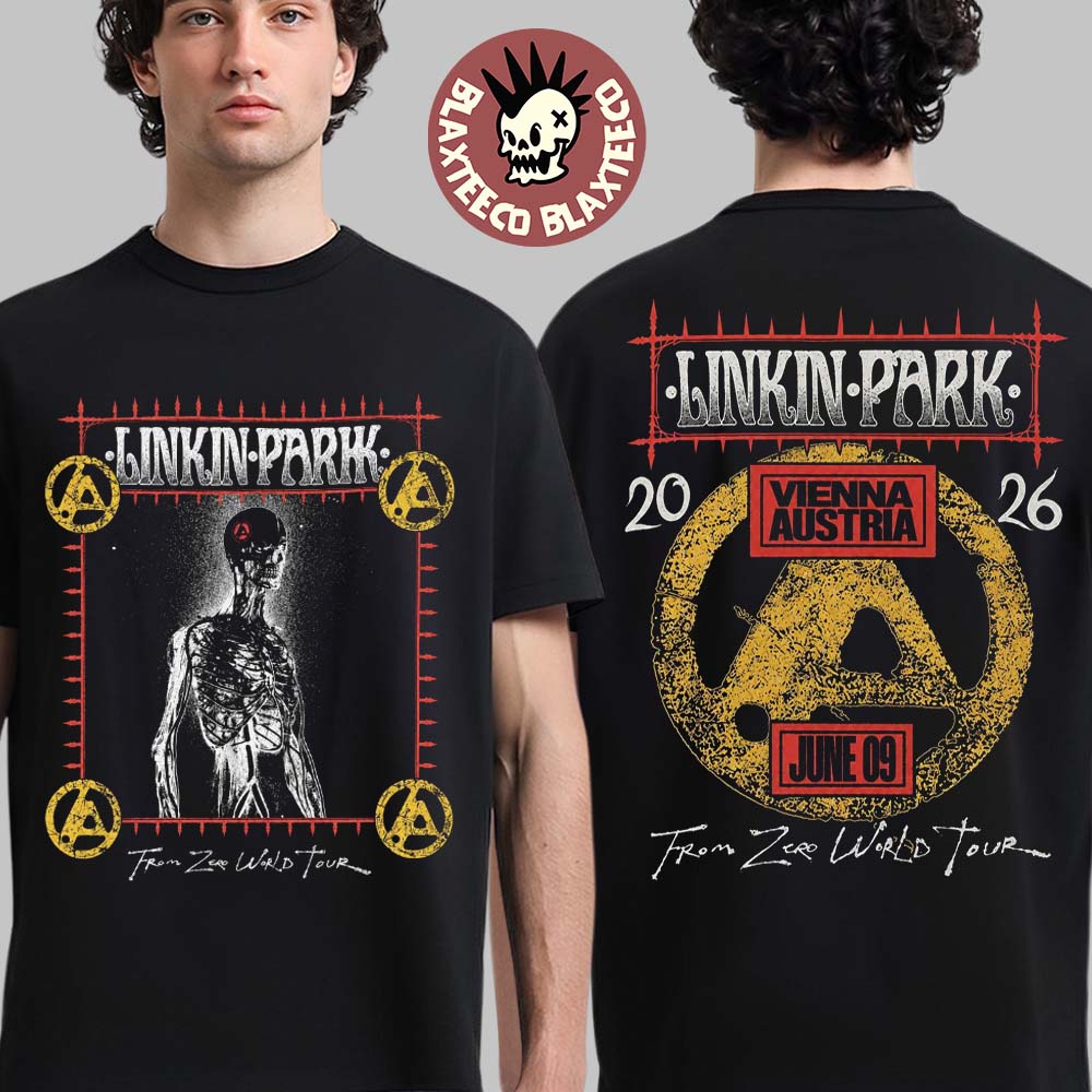 Linkin Park Vienna Austria 2026 Exclusive Event At - Adult & Kids T-Shirts, Sweatshirts & Hoodies apparel design preview 1