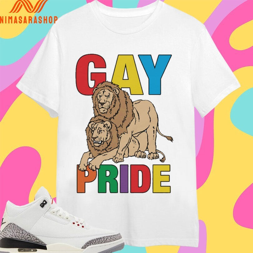 Lion Gay Pride 2026 - Adult & Kids T-Shirts, Sweatshirts & Hoodies apparel design preview 1
