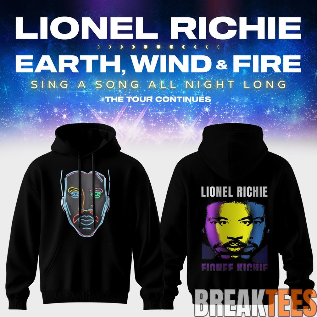 Lionel Richie Sing A Song All Night Long Tour - Adult & Kids T-Shirts, Sweatshirts & Hoodies apparel design preview 1
