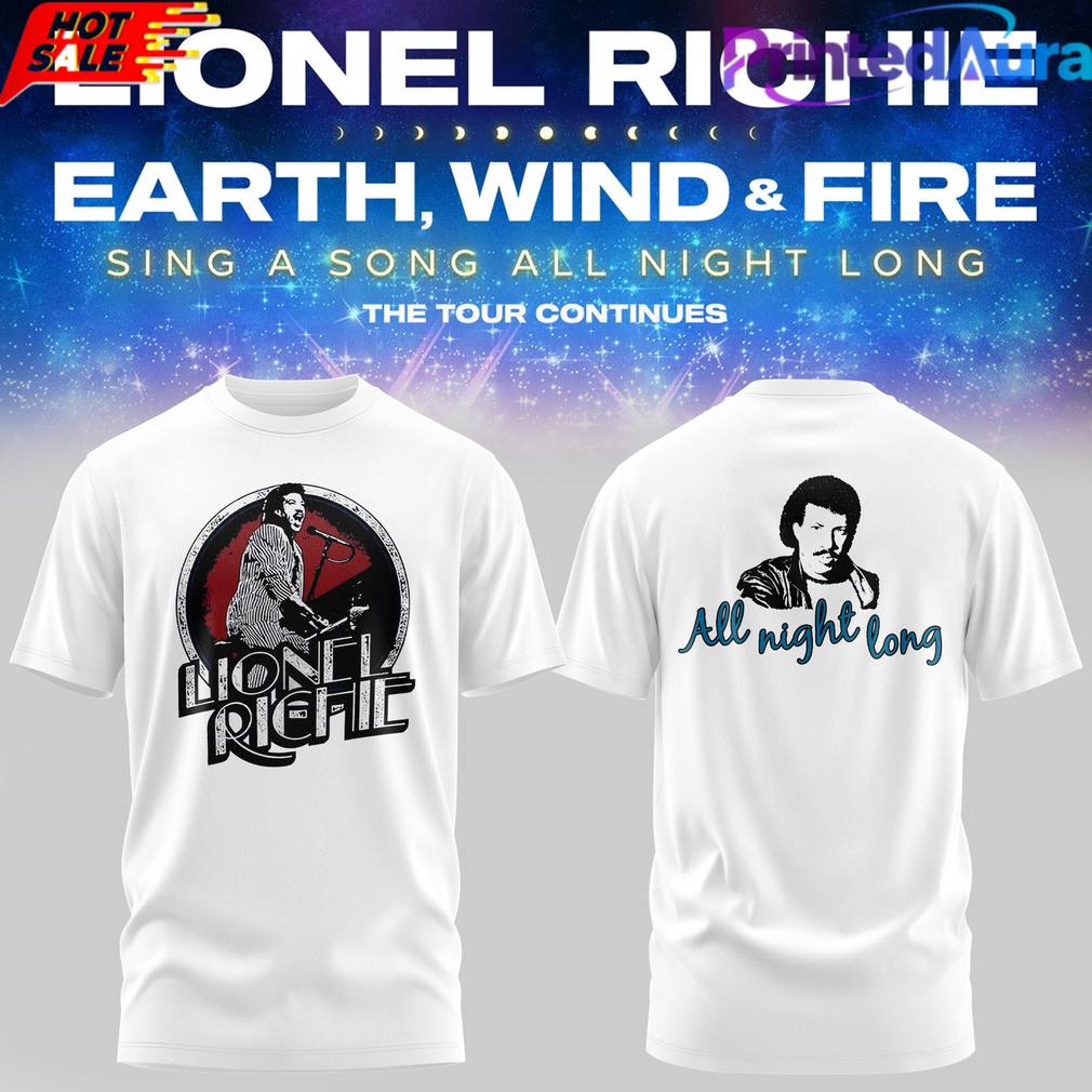 Lionel Richie Sing A Song All Night Long Tour - Adult & Kids T-Shirts, Sweatshirts & Hoodies apparel design preview 1