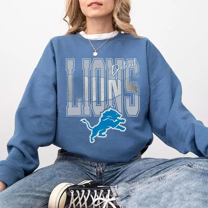 Lions Football Game Day Detroit Fan - Adult & Kids T-Shirts, Sweatshirts & Hoodies apparel design preview 1