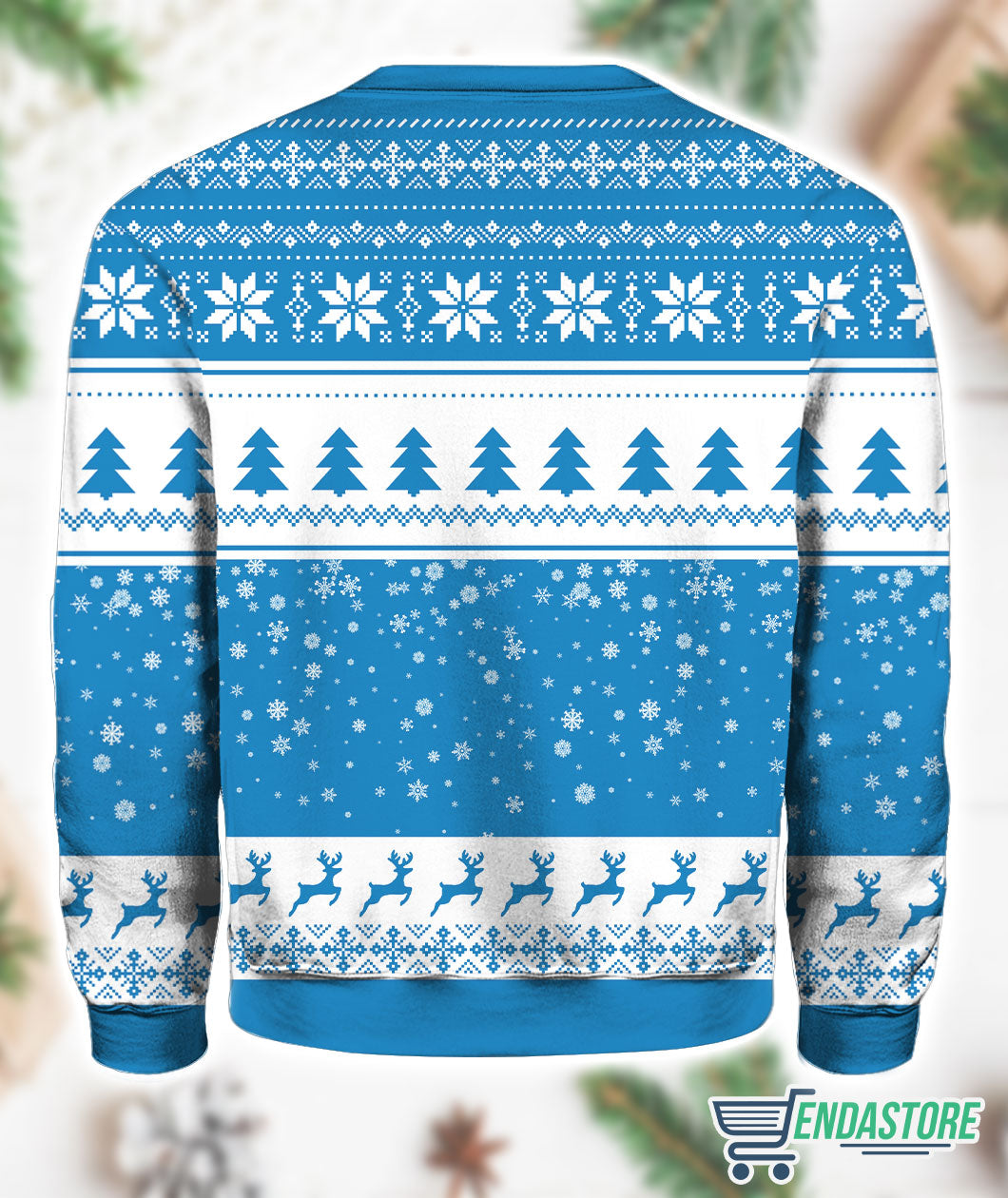 Lions Grnch 3D Ugly Christmas Sweater - Holiday Gift product image 3