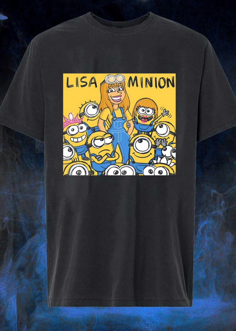 Lisa Minion Characters Cartoon Group Fun - Adult & Kids T-Shirts, Sweatshirts & Hoodies apparel design preview 1
