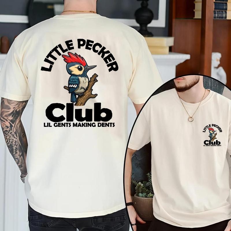 Little Pecker Club Cotton Sport Grey Short Sleeve - Adult & Kids T-Shirts, Sweatshirts & Hoodies apparel design preview 1