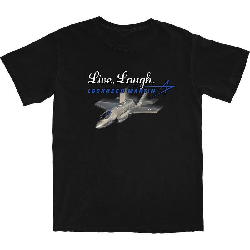 Live Laugh Lockheed Martin - Adult & Kids T-Shirts, Sweatshirts & Hoodies apparel design preview 1