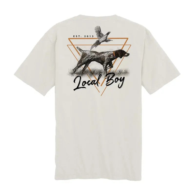 Local Boy High Tail Back Funny Camo Dog Menswear Top - Adult & Kids T-Shirts, Sweatshirts & Hoodies apparel design preview 1