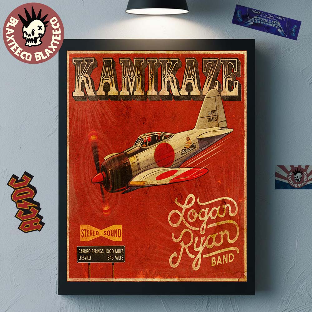 Logan Ryan Band Kamikaze Debut Album Drops January 23 - Adult & Kids T-Shirts, Sweatshirts & Hoodies apparel design preview 1