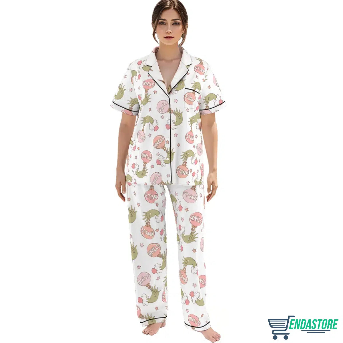 Long-Grnch Stink Stank Stunk Pajama Set 3D Sweater - Gift Idea product image 2