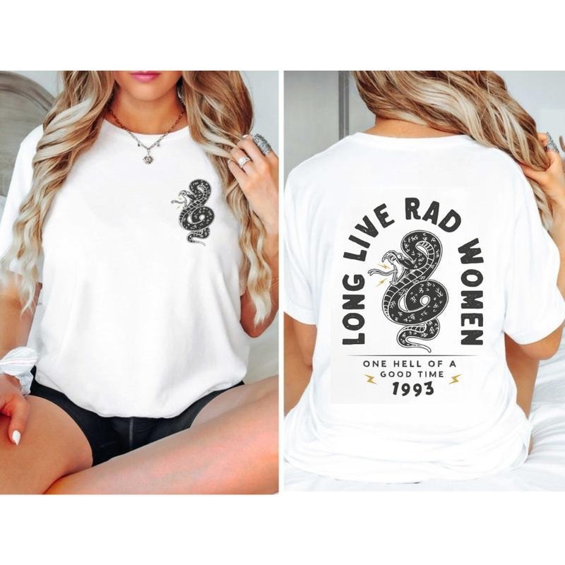 Long Live Rad Boho Feminist Girl Power Top - Adult & Kids T-Shirts, Sweatshirts & Hoodies apparel design preview 1