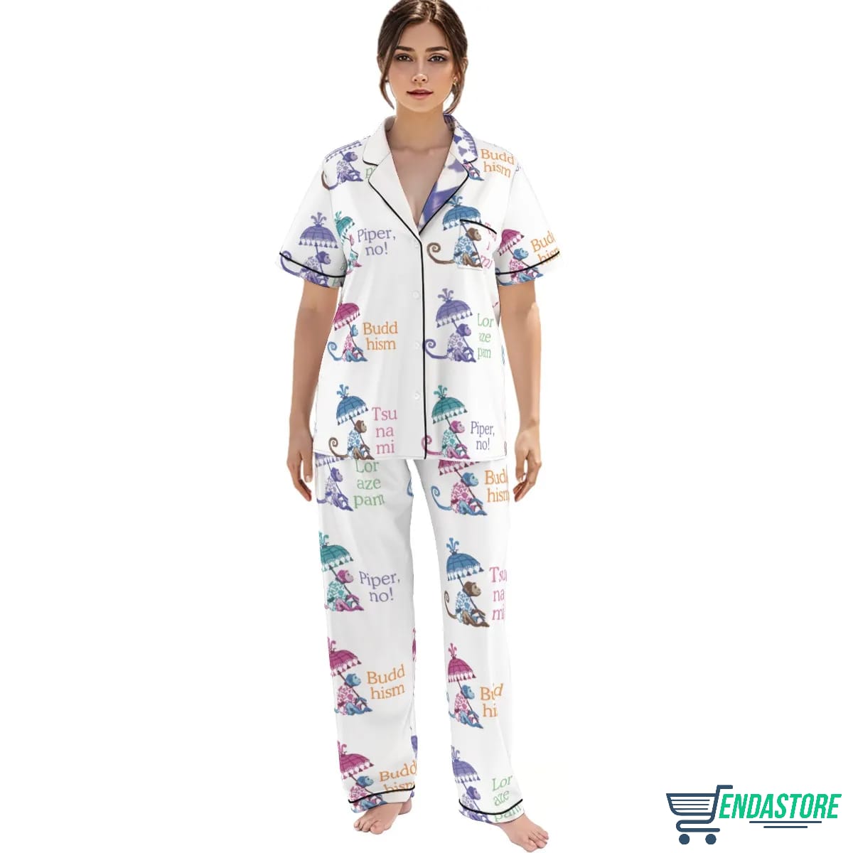Long The White Lotus Pajama Set 3D Sweater - Gift Idea product image 2