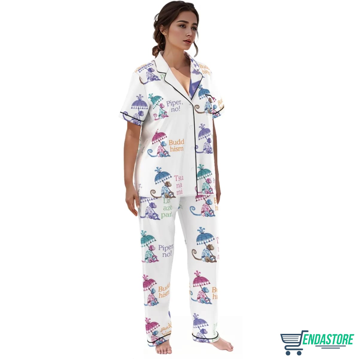 Long The White Lotus Pajama Set 3D Sweater - Gift Idea product image 4