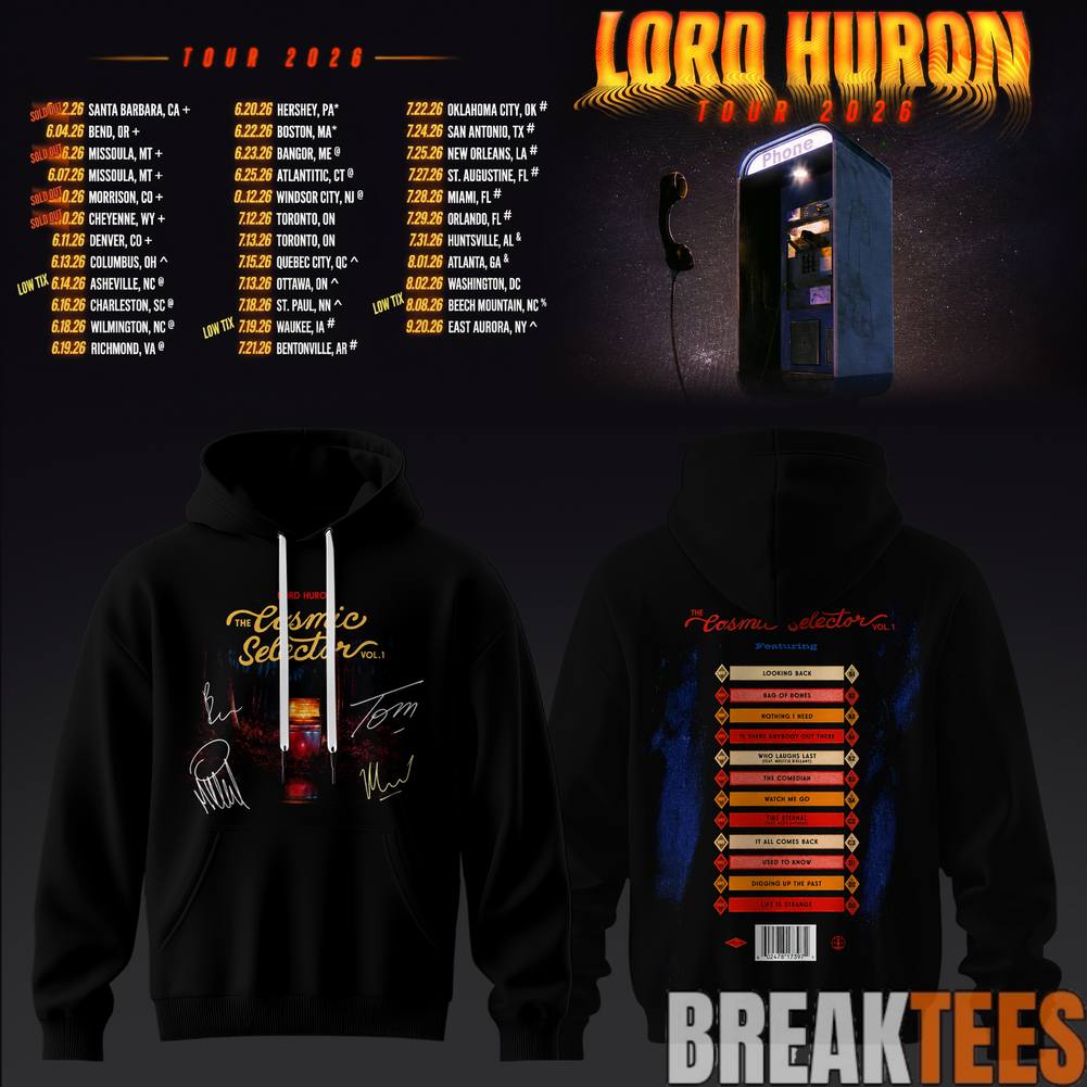 Lord Huron 2026 "Cosmic Selector" Summer Tour Special - Adult & Kids T-Shirts, Sweatshirts & Hoodies apparel design preview 1