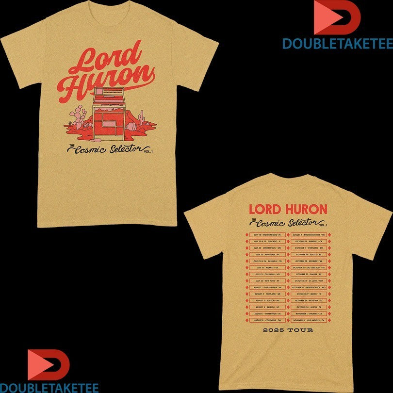 Lord Huron The Cosmic Selector Tour 2025 Dates - Adult & Kids T-Shirts, Sweatshirts & Hoodies apparel design preview 1
