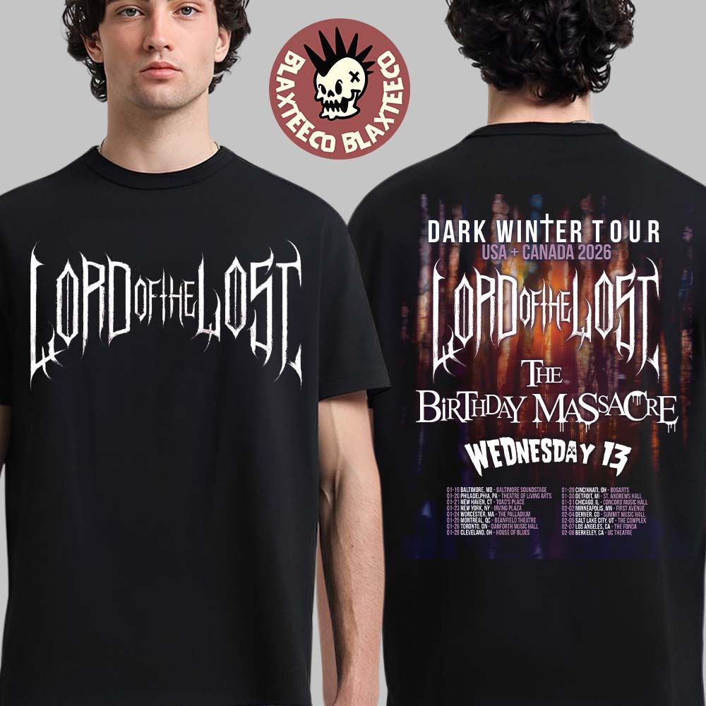 Lord Of The Lost Dark Winter Tour Usa And Canada 2026 - Adult & Kids T-Shirts, Sweatshirts & Hoodies apparel design preview 1