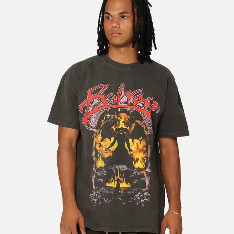 Lord Rings Balrog Vintage Trending Movie Menswear - Adult & Kids T-Shirts, Sweatshirts & Hoodies apparel design preview 1