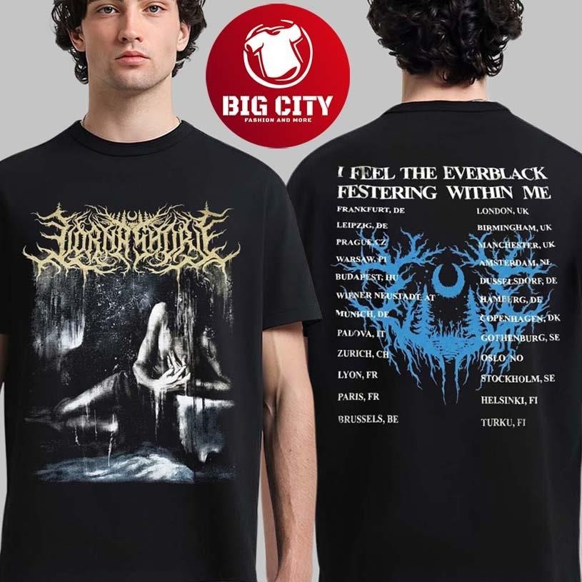 Lorna Shore I Feel The Everblack Festering Within Me - Adult & Kids T-Shirts, Sweatshirts & Hoodies apparel design preview 1