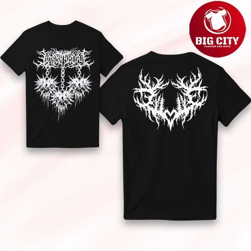 Lorna Shore Spiked Heart Two Sided - Adult & Kids T-Shirts, Sweatshirts & Hoodies apparel design preview 1
