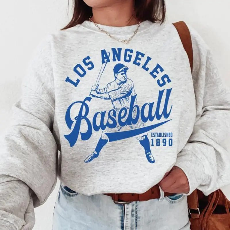 Los Angeles Baseball Est 1890 Game Day Season Sport - Adult & Kids T-Shirts, Sweatshirts & Hoodies apparel design preview 1