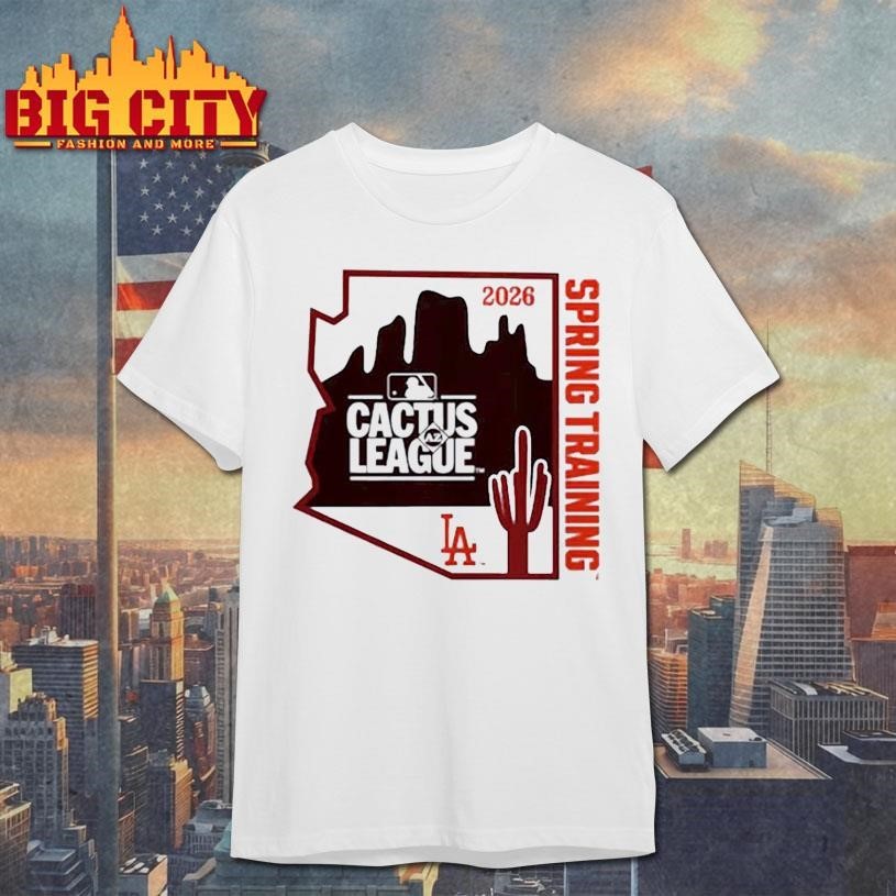 Los Angeles Dodgers 2026 Spring Training Cactus - Adult & Kids T-Shirts, Sweatshirts & Hoodies apparel design preview 1