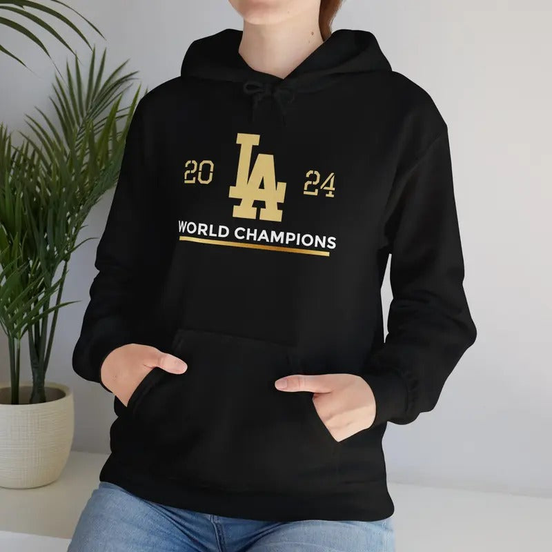 Los Angeles Dodgers World Champions Baseball Fan - Adult & Kids T-Shirts, Sweatshirts & Hoodies apparel design preview 1