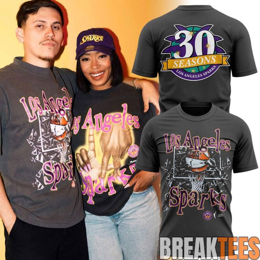 Los Angeles Sparks 2026 New Grey - Adult & Kids T-Shirts, Sweatshirts & Hoodies apparel design preview 1