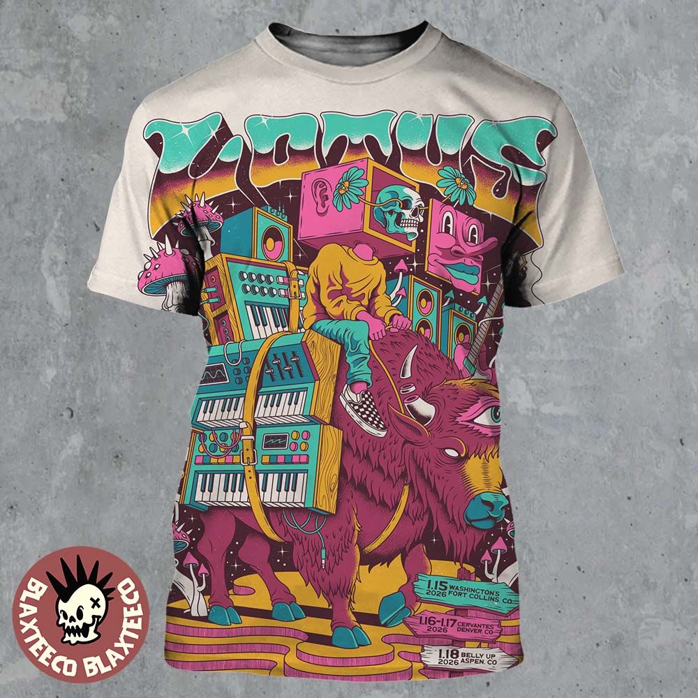 Lotus Colorado Run Shows 2026 In Fort Collins Denver - Adult & Kids T-Shirts, Sweatshirts & Hoodies apparel design preview 1