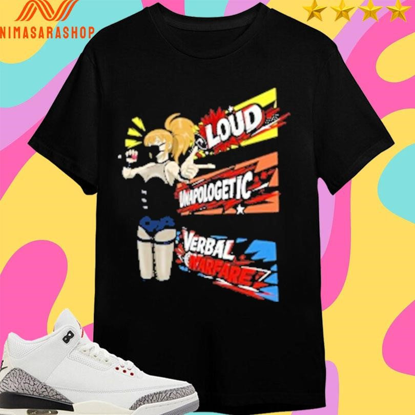 Loud Unapologetic Verbal Warfare - Adult & Kids T-Shirts, Sweatshirts & Hoodies apparel design preview 1