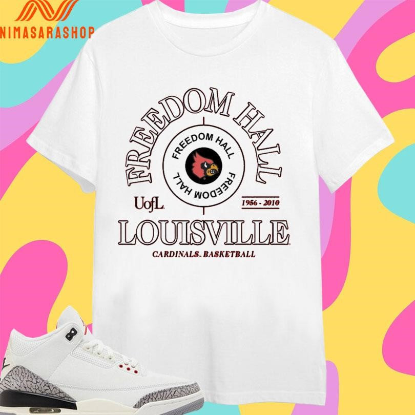 Louisville Cardinals Men’s Basketball Freedom - Adult & Kids T-Shirts, Sweatshirts & Hoodies apparel design preview 1