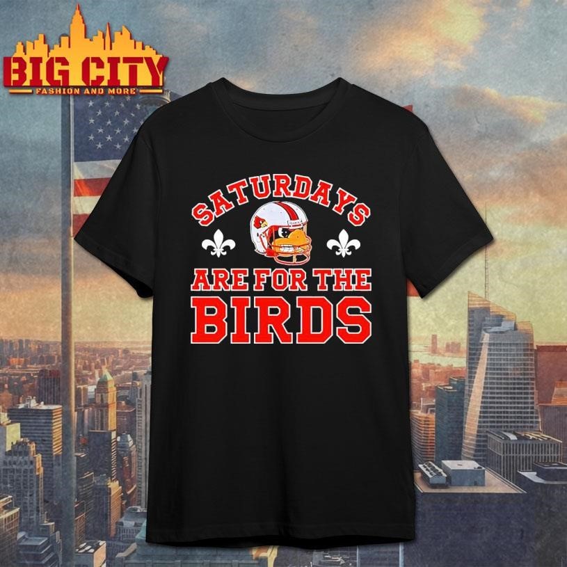 Louisville Cardinals football saturdays are for the - Adult & Kids T-Shirts, Sweatshirts & Hoodies apparel design preview 1