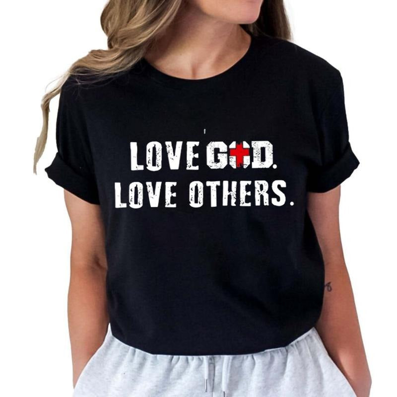 Love God Others Casual Crew Neck Short Sleeve Tops - Adult & Kids T-Shirts, Sweatshirts & Hoodies apparel design preview 1