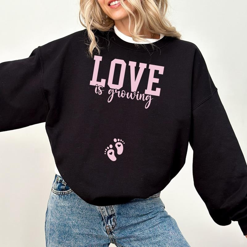 Love Is Growing Vanlentine My Valentine Pregnancy - Adult & Kids T-Shirts, Sweatshirts & Hoodies apparel design preview 1